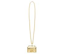 Collier doré poste de radio 80's adulte - Doré - Taille Unique