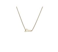 Collier dore prenom Lisa Draeger la carterie Multicolore Multicolore