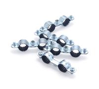 Collier Double Isophonique de Fixation x5 pour Tube Plomberie Ø12 NOYON & THIEBAULT