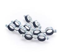 Collier Double Isophonique de Fixation x5 pour Tube Plomberie Ø22 NOYON & THIEBAULT