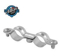 Scell-it - Collier double M7 x 150 acier zingué 16 x 18 mm - Boîte de 100