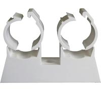 Collier double Tub Ring - Diamètre 20 mm - Sachet de 10 colliers - ING Fixation