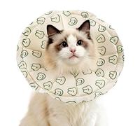 Collier doux pour chats - Collier adorable pour éviter qu'ils ne se lèchent | Réglable et imperméable pour petits animaux de compagnie | pour la protection des animaux domestiques chiots dans la