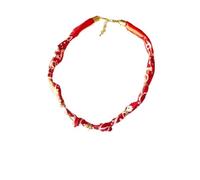 Collier écharpe coloré fait à la main pour femme, breloques dorées en forme d'étoile de mer, coquillage, sirène