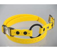 Collier élastique en biothane de 1,9 cm pour chien - Sangle à clipser rapide pour E-Collar Technologies Educator Remote Trainer (jaune)