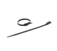 Collier électricien - Collier Plastique Serrage - Attache de câble - Serre câble - Sangle autobloquante - Collier de Serrage - Boite De 100 Coll Auto-Bloc Noir 9X260mm - Debflex - 709030