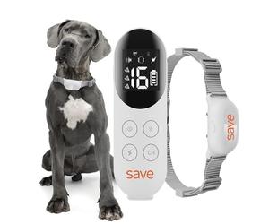Collier électrique SAVE pour Chien - Entraînement avec Télécommande, Portée 800m, Lumière LED