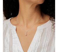 Collier elégance perle rose