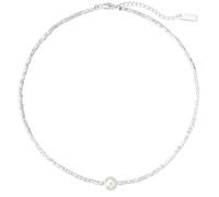 Collier élégant en laiton perlé pour femme, style unique, collier ras du cou modifiable en argent, magnifique et apaisant, excellent accessoire, style 2024