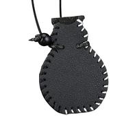 Collier élégant et robuste en cuir synthétique avec pendentif en forme de chat en forme de cœur pour les créateurs de tendance qui aiment les designs distinctifs pour un usage quotidien