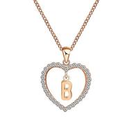 Collier élégant Pendentif pour Les Filles Femmes en phabinement Collier de Lettres de Lettres