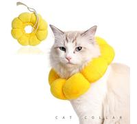 Collier élisabéthain chat mignon fleur collier de protection chat réglable pour récupération pour chien animaux domestiques, protecteur pour après chirurgie, léchage anti-morsure(s)
