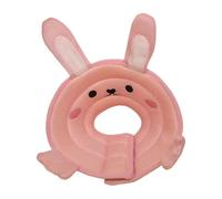 Collier élisabéthain réglable pour chien et chat - Collier de convalescence anti-morsure - Accessoire médical pour animaux domestiques (rose, S)
