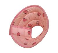 Collier élisabéthain réglable pour chien et chat - Collier de convalescence anti-morsure - Accessoire médical pour animaux domestiques (rose clair, S)