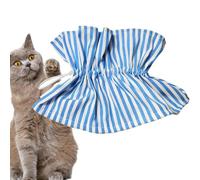Collier Elisabethan Cat - 15-57 cm Cône confortable, col flexible, matériau en coton respirant à structure légère avec sangle d'anneau de crochet | colliers de récupération de chat pour la protection