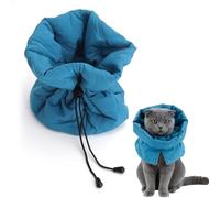 Collier Élisabéthien pour Chat - Collier Ajustable Anti Lechage et Anti Grattage, Protection Post-Opératoire Confortable pour Chats, Taille S (14-25 cm) - Inclus Peigne pour Soins et Nettoyage