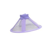 Collier Elizabéthain pour animal domestique - Protection contre les plaies chirurgicales - Doux et confortable - Cône en filet réglable - Tour de cou pour lécher les chats