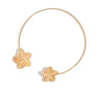 Collier empilable avec manchette florale réglable - Cadeau de plage - Élégant collier ras du cou pour femme, taille unique, Comme décrit, Comme décrit.