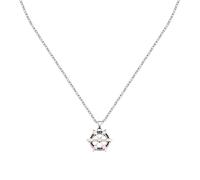 Collier en Acier et Cristal