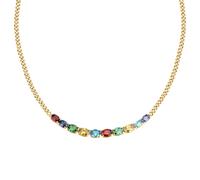 Collier en acier et zircon