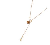 Collier en alliage réglable sans date avec perles de pierres précieuses en forme d ' oeil d ' animal, idéal pour offrir des occasions, collier de perles en forme d ' oeil d ' animal véritable