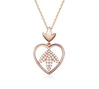 Collier en argent chuchotement d'automne - collier à pendentif minimaliste en argent sterling 925 pour femme, chaîne réglable