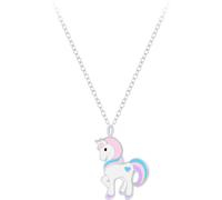 Collier en argent pour enfants avec licorne - Variante 1