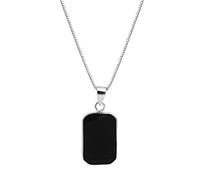 Collier en argent pour femme, Collier carré en argent sterling S925 for femme, collier avec alphabet géométrique, délicat, tendance, ras du cou, chaîne délicate, cadeau, bijoux for ses filles, couples