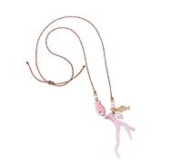Collier en céramique corail réglable avec chaîne clavicule unique pour les occasions spéciales Collier plastron en céramique, One Size, Comme décrit, Comme décrit.