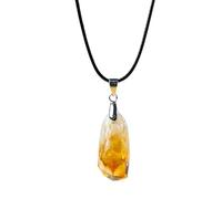 Collier en, collier de pierres précieuses | Pendentif charme pierre naturelle,Bijoux femme avec cordon pour anniversaire, Noël et vacances, se beskrivning, Fermeture Éclair