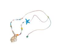 Collier en coquillage avec design de perles, idéal pour offrir et pour le quotidien, collier de perles tendance avec motif marin, collier unique avec pendentif pour les tenues décontractées ou