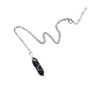 Collier en cristal brut - Collier avec pendentif hexagonal pour homme et femme | Collier avec pendentif enveloppé pour homme, colliers en pierre pour femme, pour Noël pour décoration d'intérieur