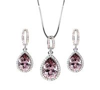 Collier en Cristal Ensemble féminin Japon Corée du Sud Pendant la chaîne Courte de la clavicule