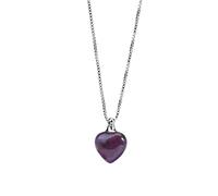 Collier En Cristal Naturel pour Hommes et Femmes, Pendentif En Forme De Cœur, Diffuseur D'Huiles Essentielles, Bouteille De Parfum, Chaîne Ras Du Cou, Énergie Reiki, Bijoux En Pierres Précieuses
