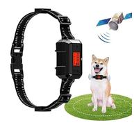Collier en Cuir de citronnelle avec, ClôTure Anti Fugue Chien sans Fil GPS pour Extérieur, Collier Anti Fugue Chien sans Fil pour IPX7 Étanche, Système De Cloture éLectrique pour De La Nouvelle