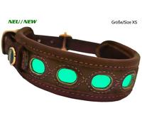 Collier en cuir Niggeloh Lichtblick Brun S