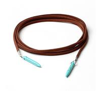 Collier en cuir pour femme avec pendentif en pierre turquoise - Collier ras du cou tendance gothique vintage avec pendentif, taille unique, Comme décrit, Comme décrit.