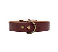 Collier en Cuir Premium Cerise