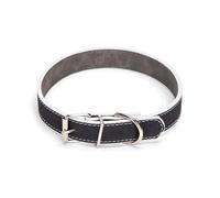 Collier en Cuir PU pour Chien - Résistant, réglable, léger - Idéal pour Les promenades et l'entraînement.
