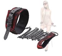 Collier en cuir Punk Rock gothique collier ras du cou chaîne réglable pour femmes