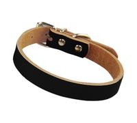 Collier en Cuir roulé pour Chien - Sangle de Cou réglable Faite à la Main | Matériel en métal pour Animaux de Compagnie de Petite, Moyenne et Race, entraînement de Marche, Design élégant