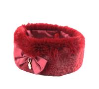 Collier en fausse fourrure Fancy Lady Bordeaux pour chiens Croci