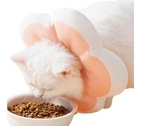 Collier en forme de cône pour animaux de compagnie en coton léger | Cône protecteur pour chiens et chats, empêche qu'ils se léchent, meurent et se grattent | Collier en forme d'oreiller de protection