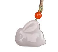 Collier en jade pour homme, fil or blanc, pendentif en jade futur, ornement brillant à suspendre, simulation ancienne, origine chinoise de la saison, printemps... Offrez-lui un cadeau