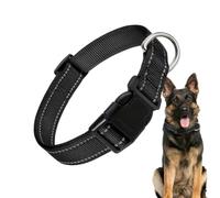 Collier en nylon pour, collier réfléchissant de chat réfléchissant réglable | Collier en nylon d'animal familier pour le petit chien moyen grand chat de nuit matériel réfléchissant doux rembourré