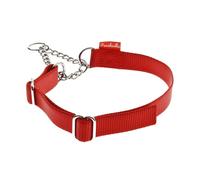 Collier en nylon résistant aux rayures pour chiens avec chaîne semi-structurée F