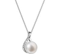 Collier en or de luxe avec perle véritable et diamants 82PB00029