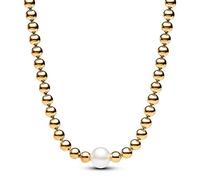 Collier En Perles De Culture D'Eau Douce Traitées Et Boules Pandora 363176C01-45