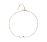 Collier en perles de poisson en céramique coloré pour clavicule - Léger - Pour un usage quotidien - Accessoire de bijoux minimaliste coloré, taille unique, Comme décrit, Comme décrit.