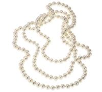 Collier en perles de zeeme collier perle de culture d'eau douce blanc 120 cm ...